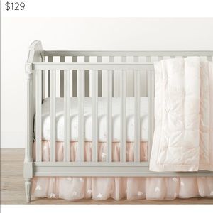 Pottery barn kids/baby Monique Lhuillier Ethereal Tulle Crib Skirt